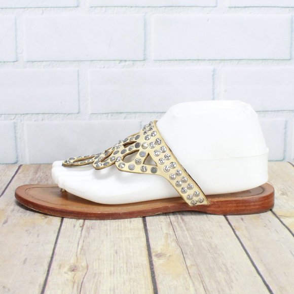 Frye Shoes - FRYE Rachel Studded Thong Sandals Size 9
